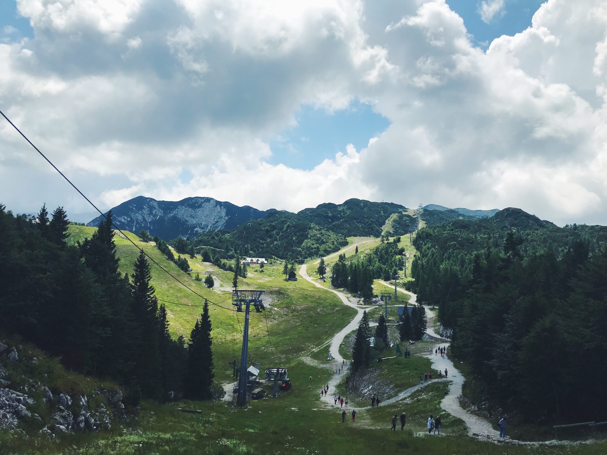 Der Hausberg Vogel, der bekannteste Berg in den Julischen Alpen im Norden Sloweniens