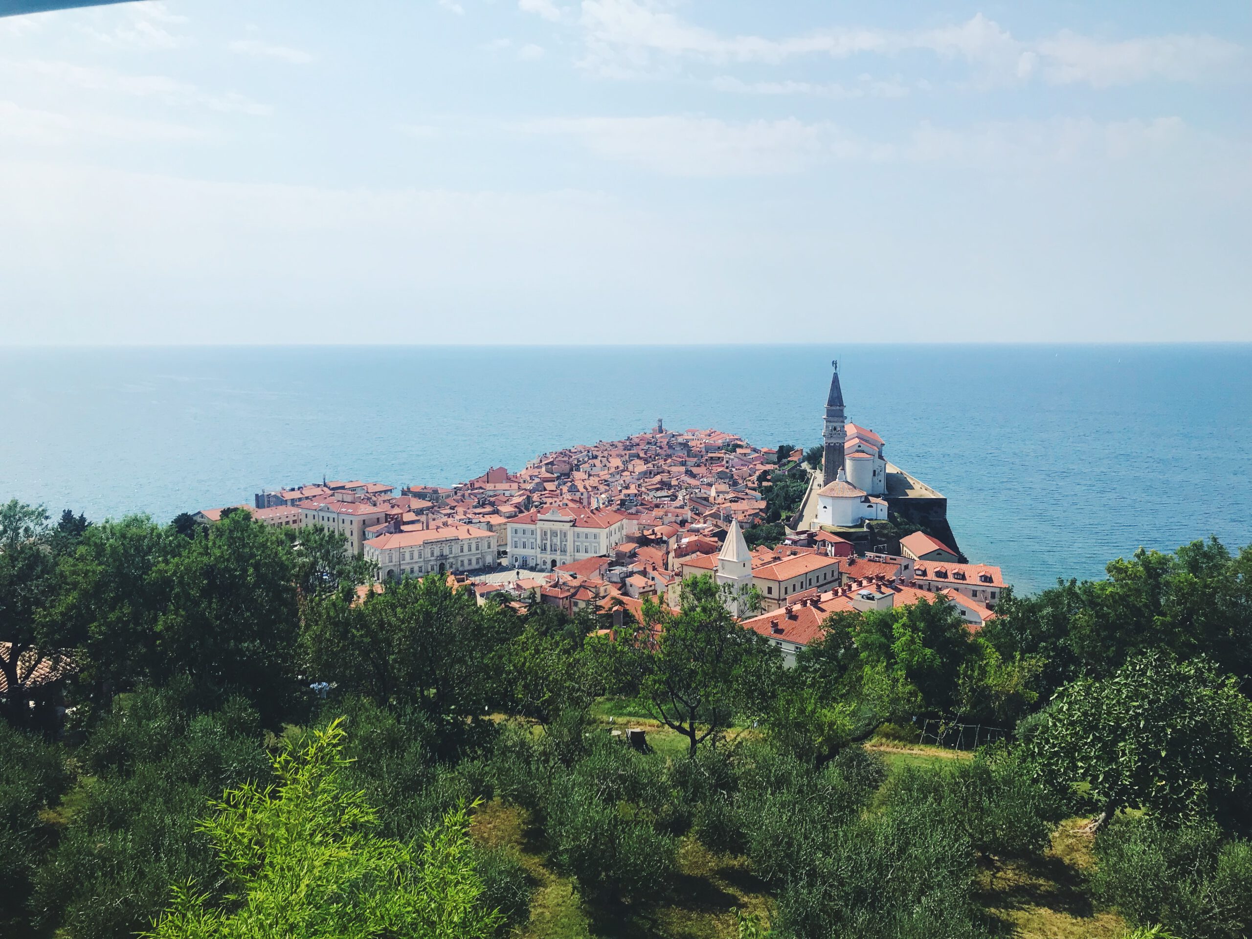 Die Küstenstadt Piran im Süden Sloweniens
